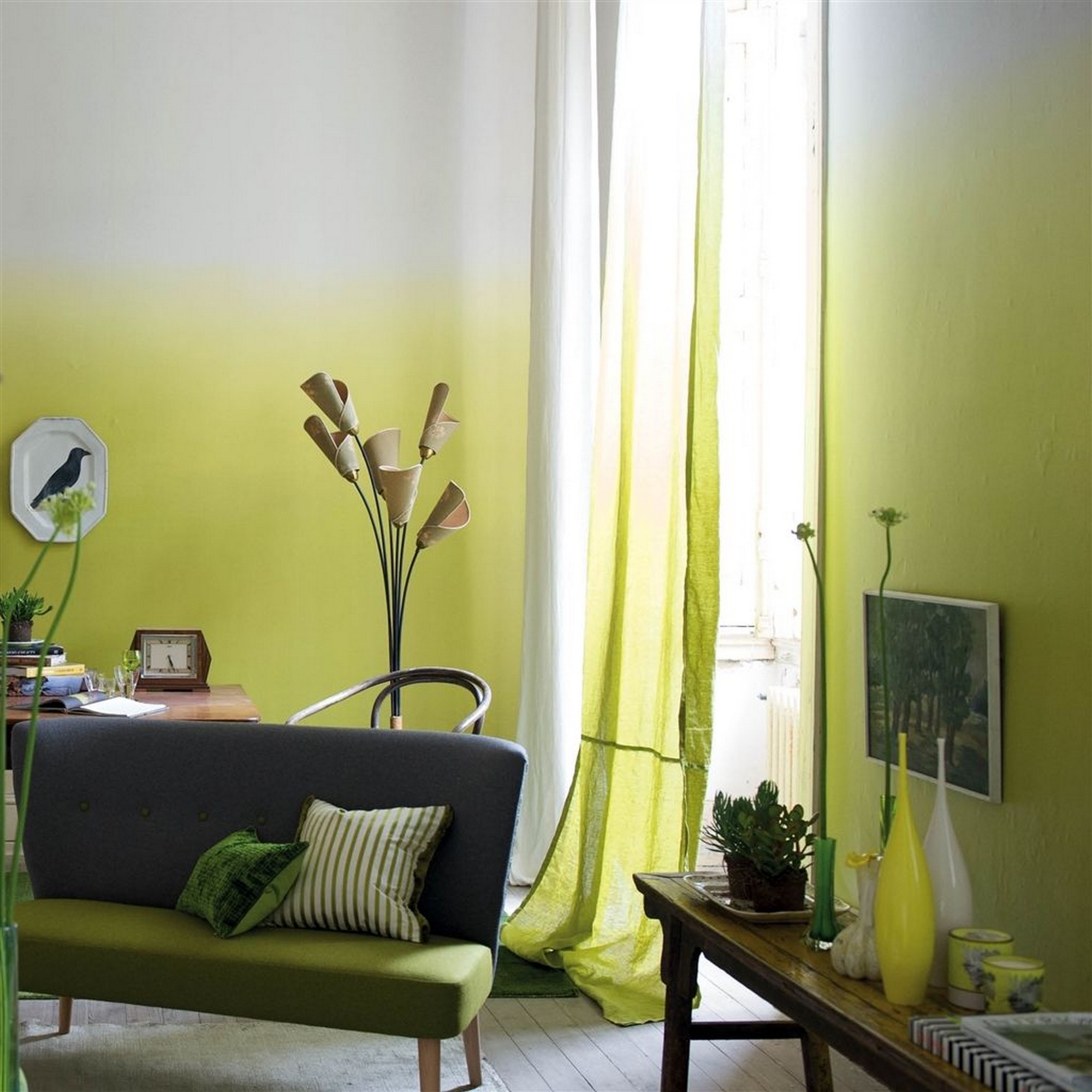 Saraille Wallpaper P600 By Designers Guild In Acacia Yellow